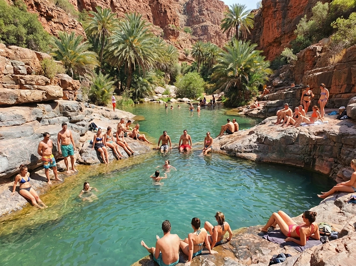 Hiking trail through Paradise Valley with stunning mountain views